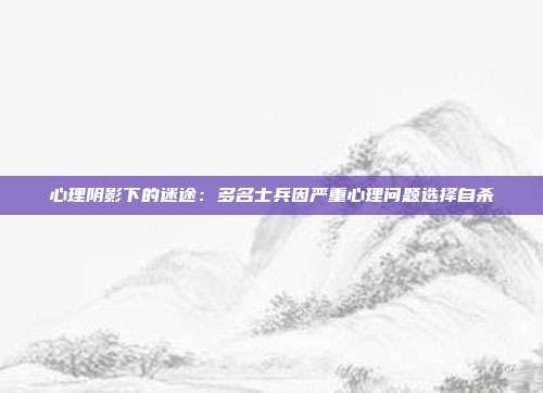 心理阴影下的迷途：多名士兵因严重心理问题选择自杀