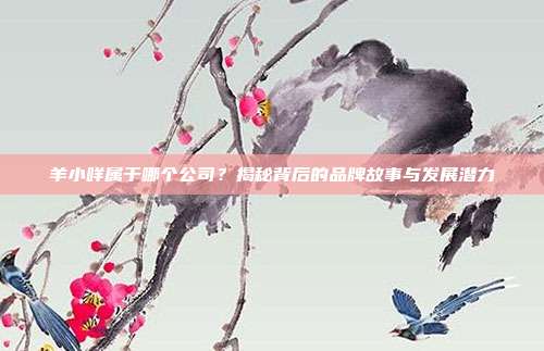 羊小咩属于哪个公司？揭秘背后的品牌故事与发展潜力