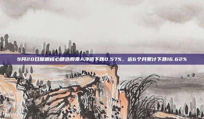 9月20日摩根核心精选股票A净值下跌0.57%,近6个月累计下跌16.62% 第1张 9月20日摩根核心精选股票A净值下跌0.57%,近6个月累计下跌16.62% 第1张